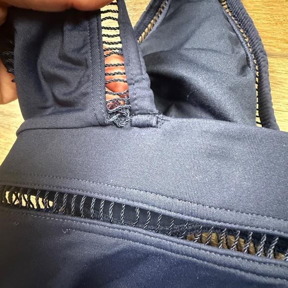 Michael Kors Women's Cruise One Piece Navy Blue Swimsuit, Size 10, Summer, Beach - Picture 11 of 15